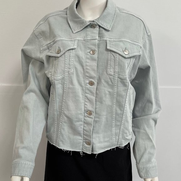 Lauren Ralph Lauren Cropped Denim Jean Jacket